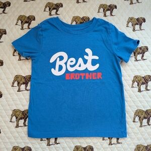 Cat And Jack Blue 'Best Brother' Toddler T-Shirt